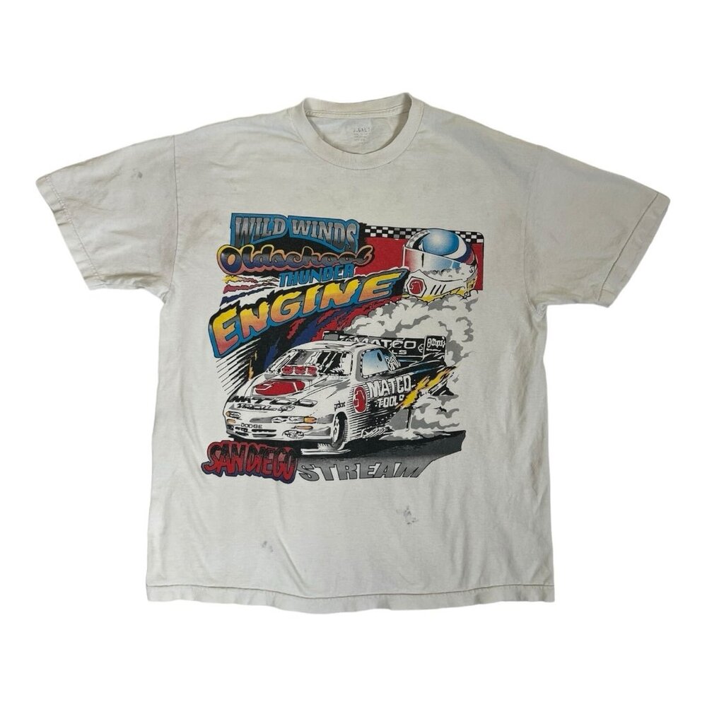 Vintage NHRA Drag Race “San Diego Stream” T-Shirt Size XL Matco Tools